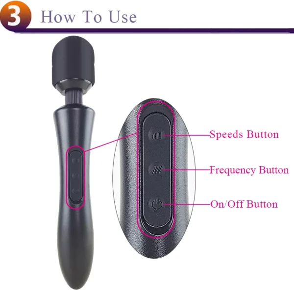 Big Wand Vibrator for Women Sex Toys