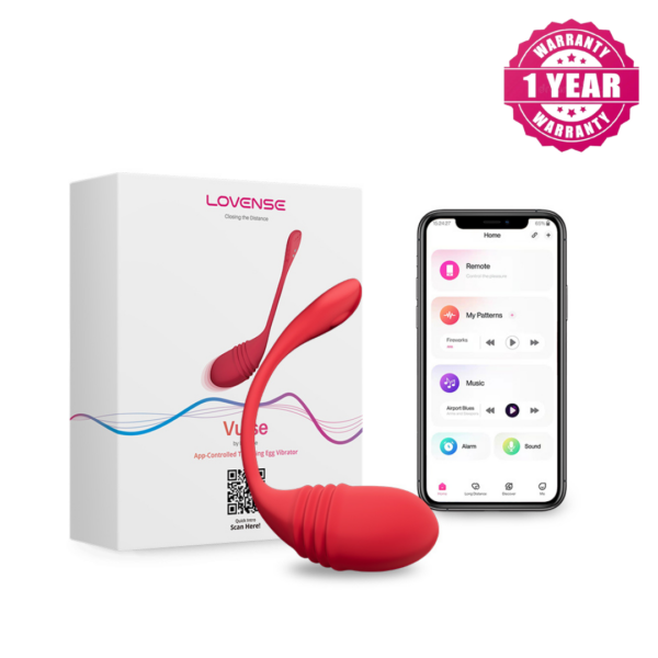 Lovense Vulse Hands-Free Thrusting Egg Vibrator [Authorized Reseller]