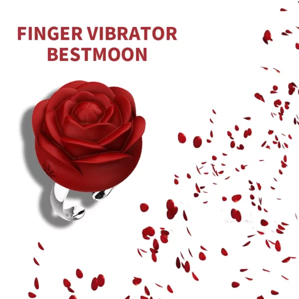 Women’s Rose Ring Vibrator Sex Toy - 128 - Image 5