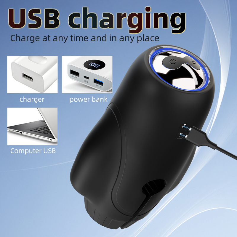 Men’s Licking Vibrating Rotating Masturbator Sex Toy - 159 - Image 7