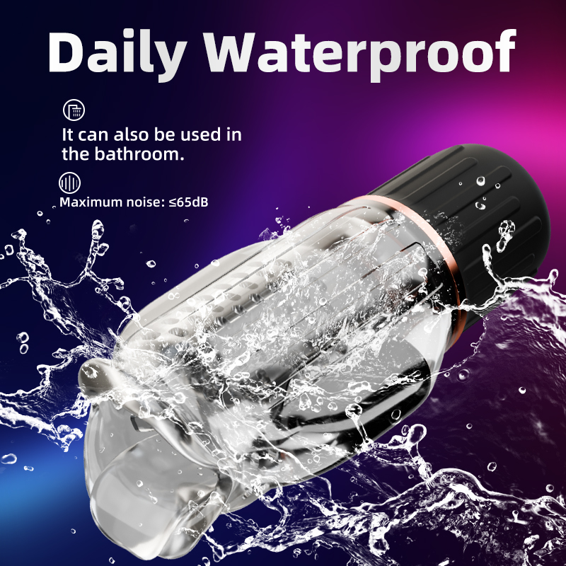 Men’s Licking Vibrating Heating Rechargeable Masturbator Sex Toy – 161 - Image 6