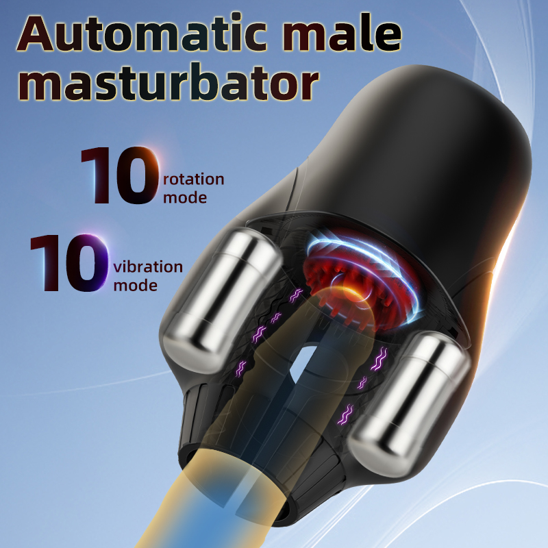 Men’s Licking Vibrating Rotating Masturbator Sex Toy – 159 - Image 8